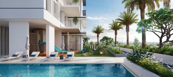 Квартира с 1 спальней в Fairway Residences, Дубай, ОАЭ № 63184 4