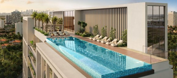 Квартира с 1 спальней в Fairway Residences, Дубай, ОАЭ № 63184 8