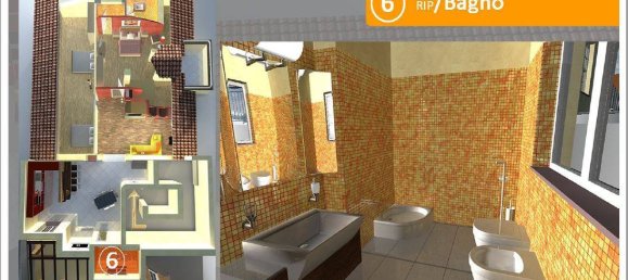 3 chambres Penthouse à Spoleto, Italy No. 1870 10