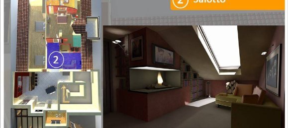 3 chambres Penthouse à Spoleto, Italy No. 1870 6