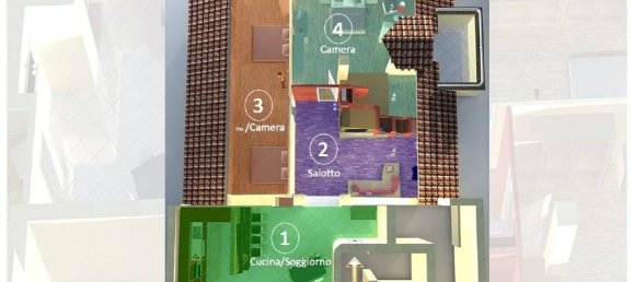 3 chambres Penthouse à Spoleto, Italy No. 1870 3