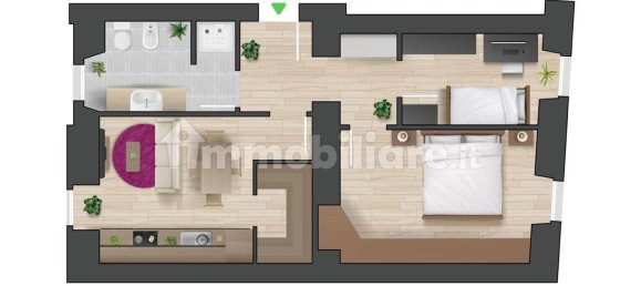 2 غرف نوم شقة في Monza, Italy رقم 311959 2