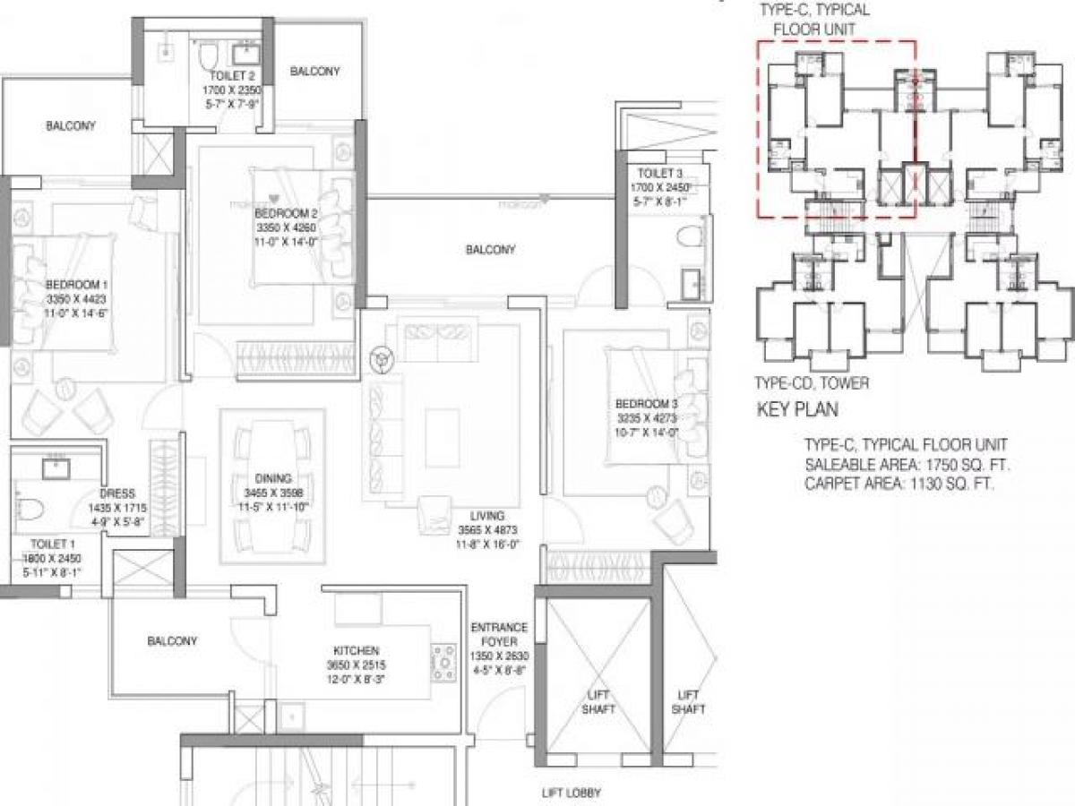 3 bedrooms House in Gurgaon, India No. 26720