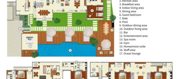 5 dormitorios villa en alquiler en South Kuta, Badung, Bali, Indonesia № 2861 18