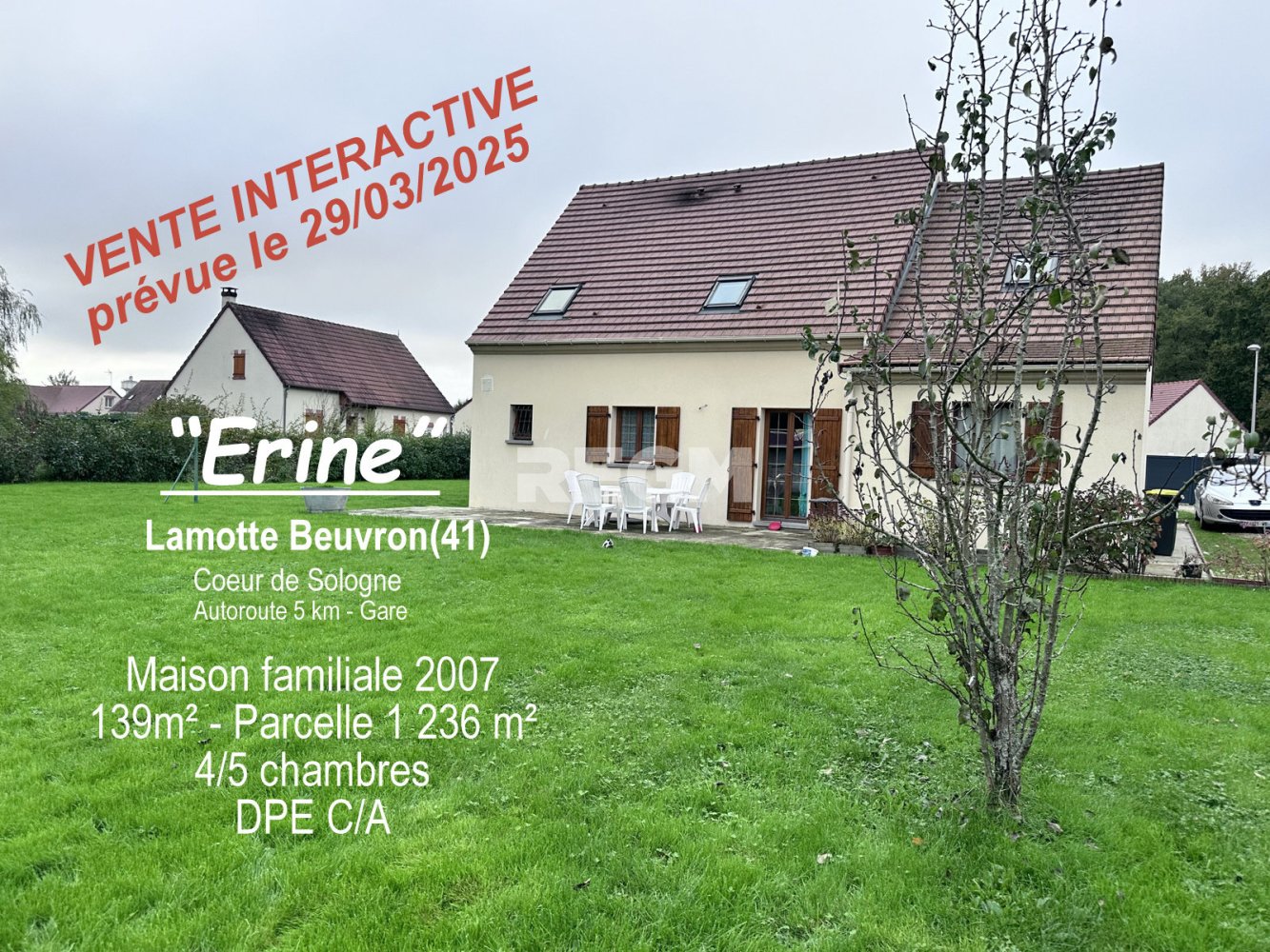 5 غرف نوم منزل في Lamotte-Beuvron, France رقم 52989