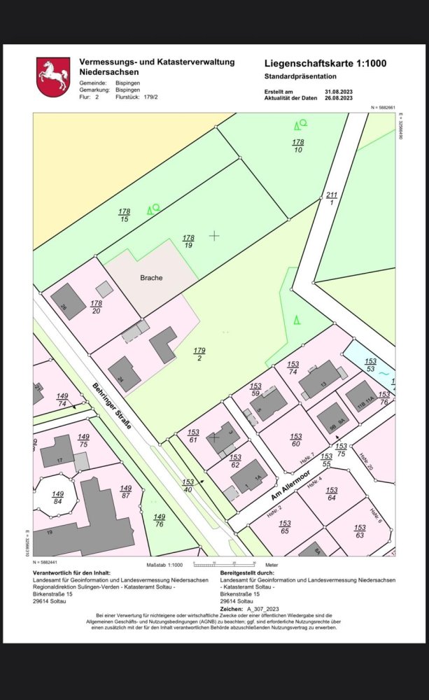  قطعة أرض في Heidekreis, Germany 200متر مربع رقم 294913