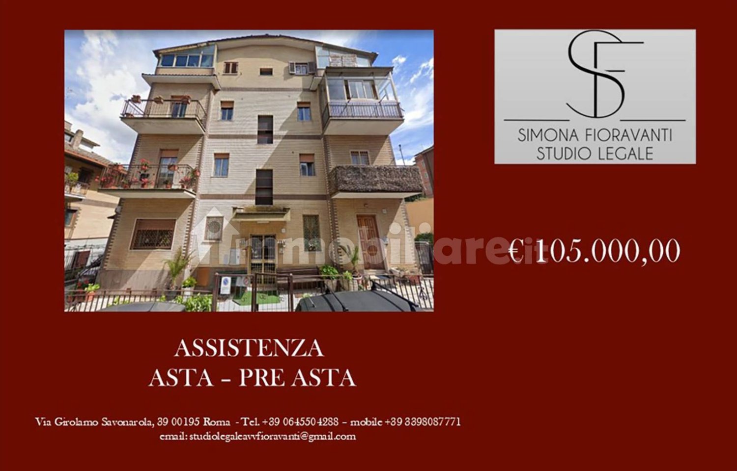 Apartamento T2 em Rome, Italy N.º 16967
