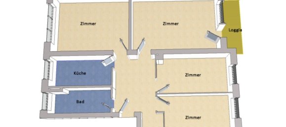 4 rooms Apartment in Reinickendorf, Germany No. 109591 9