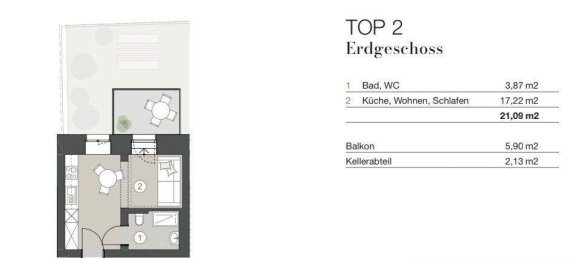 21m² Commercial property in Linz, Austria No. 212728 2