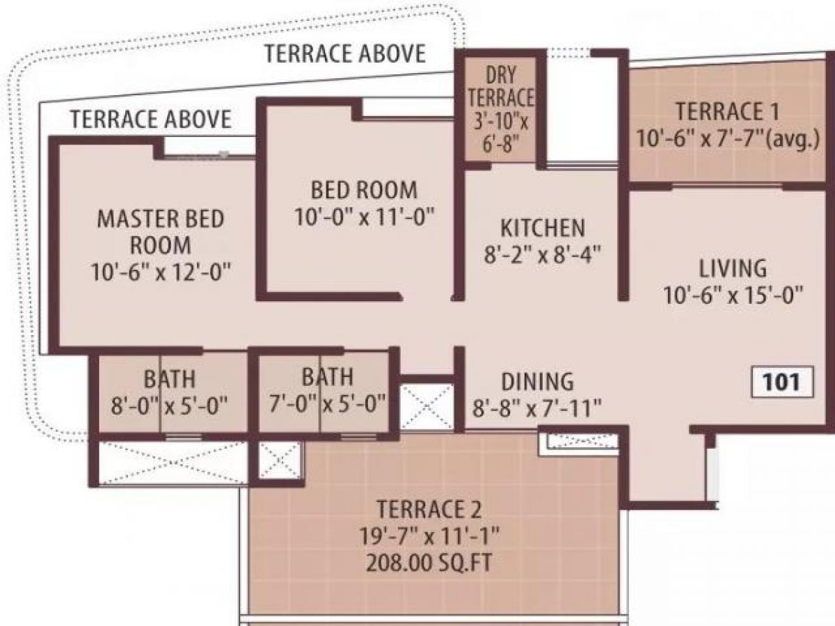 2 bedrooms House in Pune, India No. 24387
