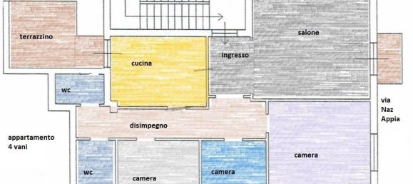 7 rooms Apartment in Casagiove, Italy No. 28834 12