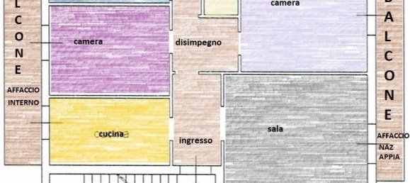 7 rooms Apartment in Casagiove, Italy No. 28834 10