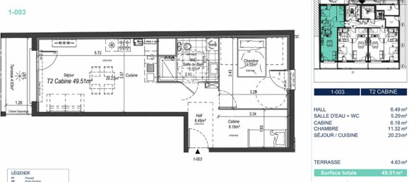 1 bedroom Apartment in Cucq, France No. 160530 2