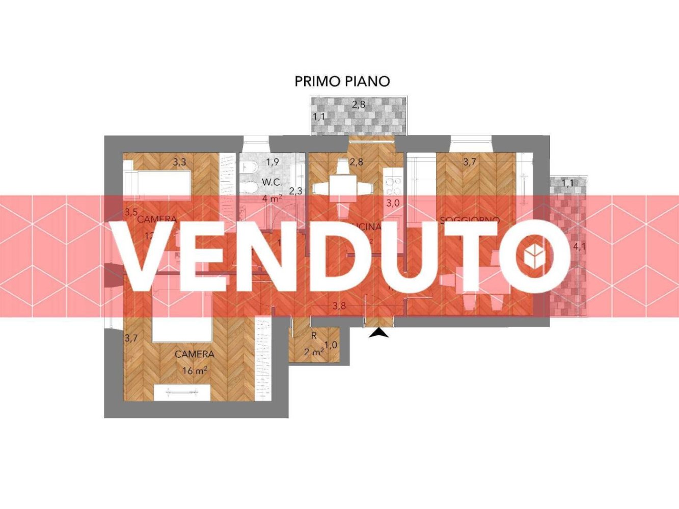 2 bedrooms Apartment in Ciampino, Italy No. 20807