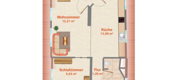 Apartamento de 2 dormitorios en Baden-Wurttemberg, Germany No. 39354 43