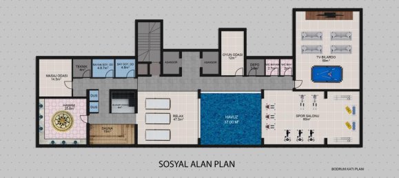 2 rooms Apartment in Alanya, Turkey No. 11957 3
