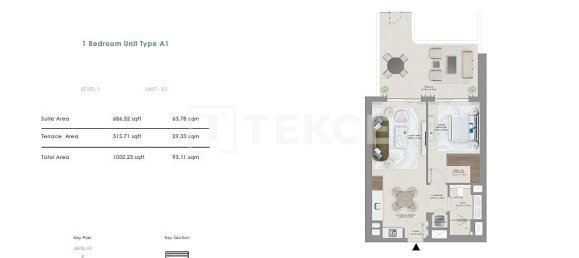 2 Schlafzimmer Wohnung in Mina Rashid, UAE, Nr. 102510 9