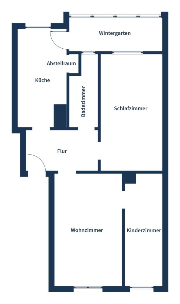 2 غرف نوم شقة في Leipzig, Germany رقم 34754
