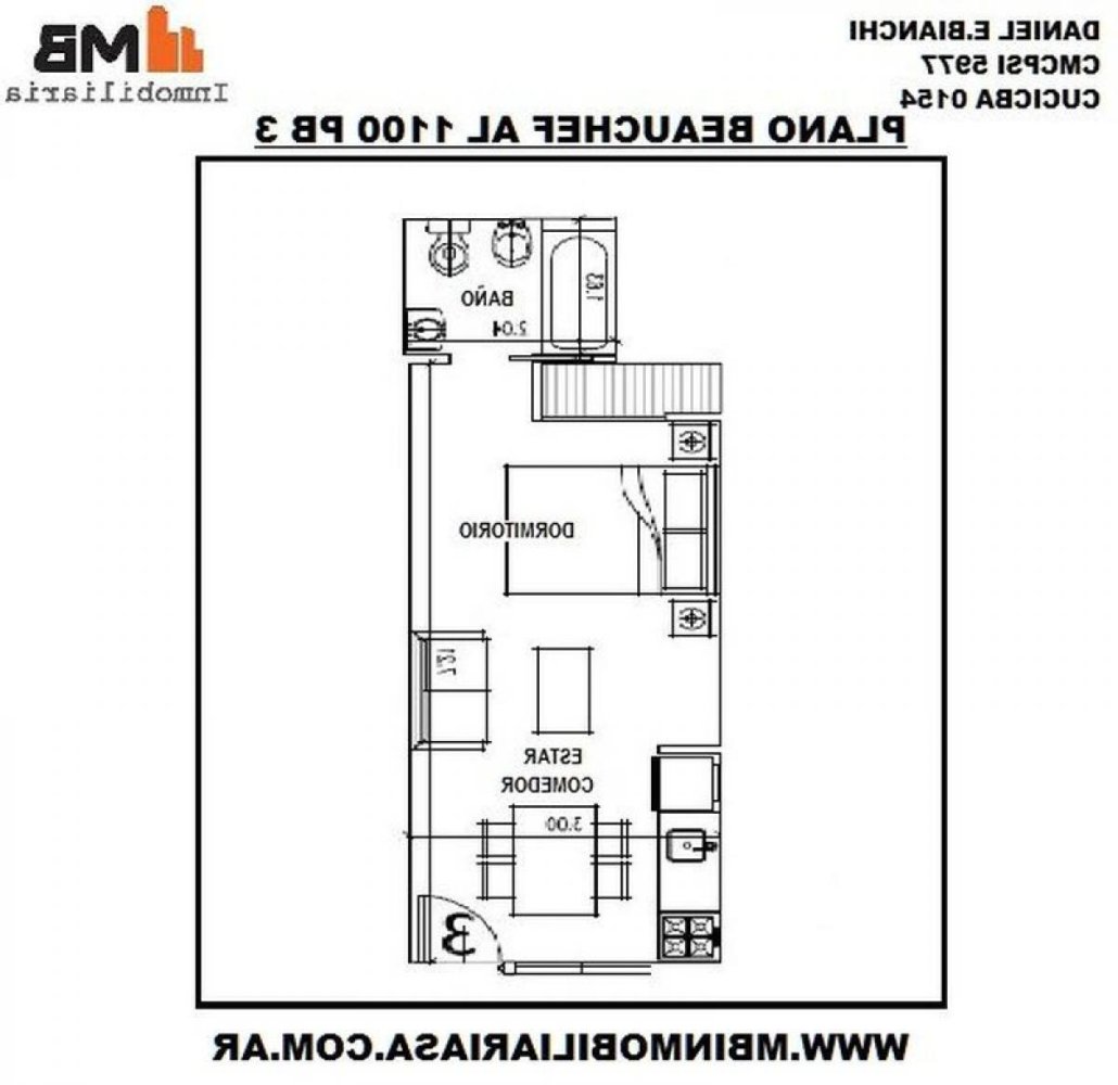 Студия в Буэнос-Айрес, Аргентина № 65707