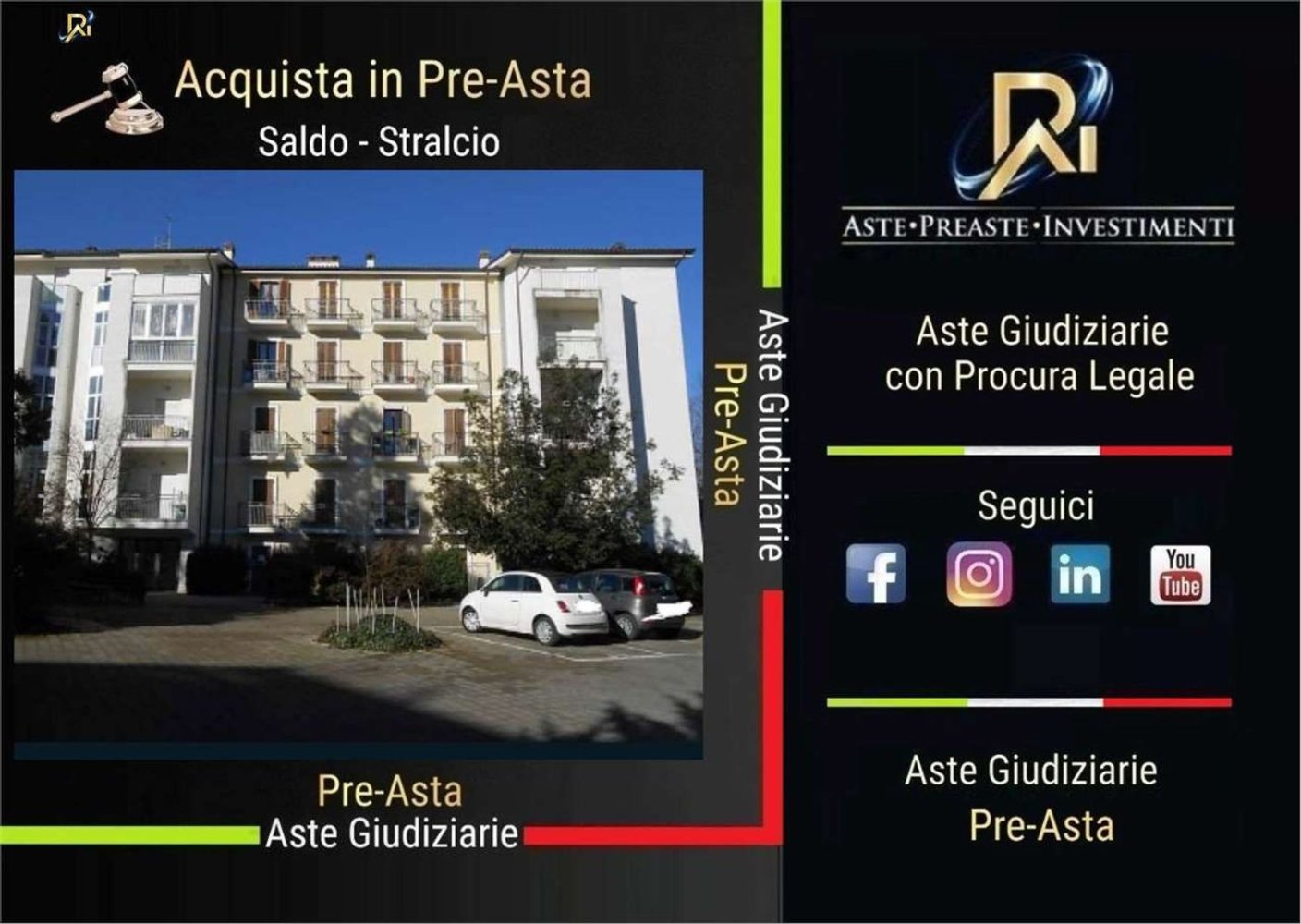 Квартира с 2 комнатами в Фьюджи, Италия № 216175