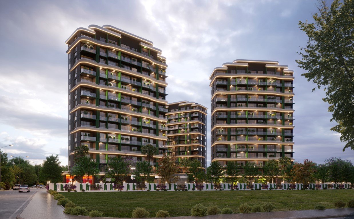 2 rooms Apartment in Mersin, Turkey No. 30134