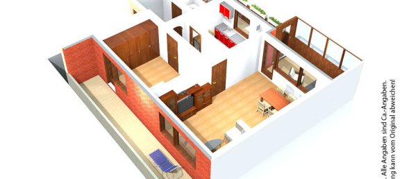 2 rooms Apartment in Wilhelmshaven, Germany No. 61832 19