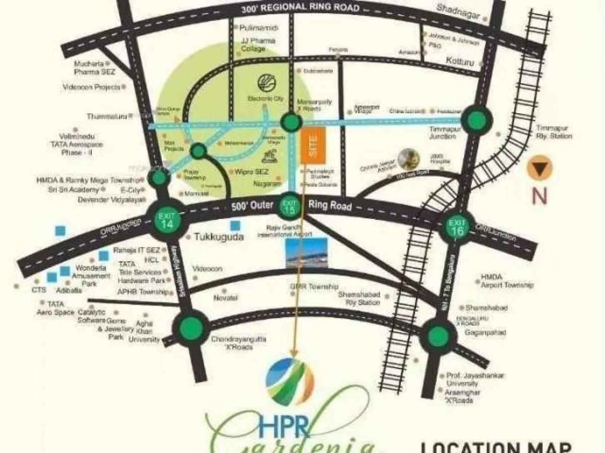  Land in Hyderabad, India No. 35709