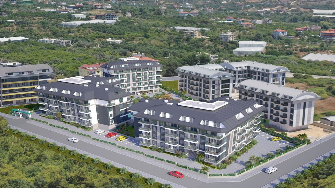 Wohnung 2+1 in Olive Resort, Oba, Turkey, Nr. 35835