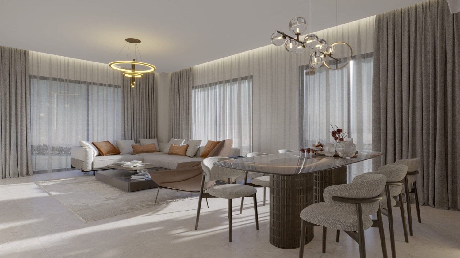 Apartamento 3+1 em 23 Square, Oba, Turkey N.º 38058