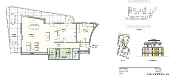 Ático de 3 habitaciónes en Dobling, Austria No. 28454 12
