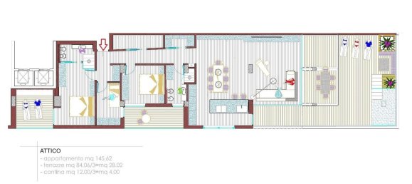 Penthouse T6 em Udine, Italy N.º 333949 31