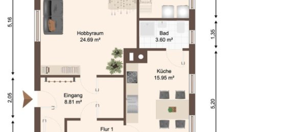 2 Schlafzimmer Haus in Salzlandkreis, Germany, Nr. 330615 4