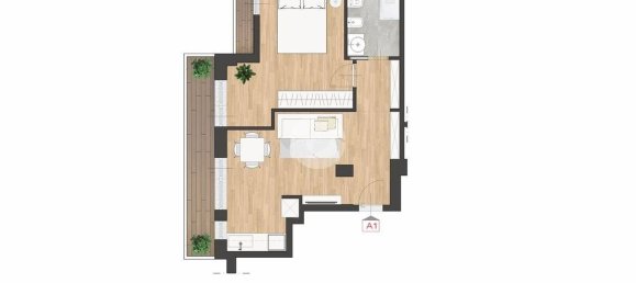 1 Schlafzimmer Wohnung in Rome, Italy, Nr. 335926 2