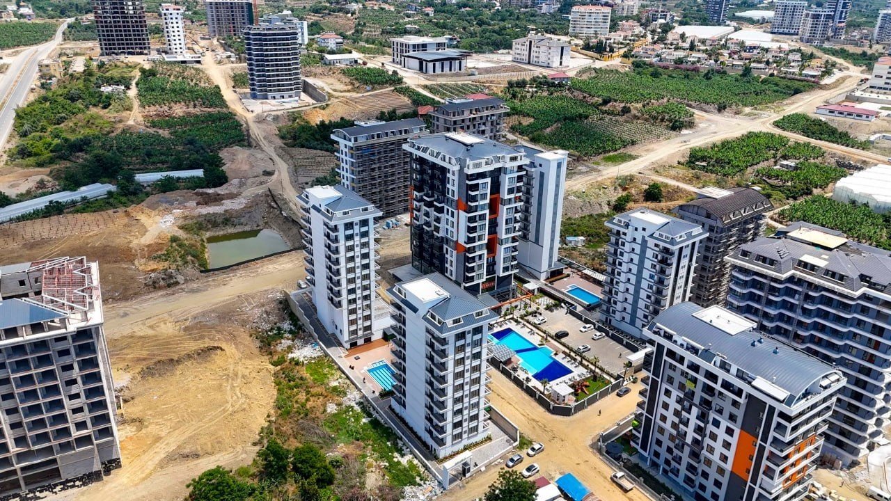 Квартира с 2 комнатами в Махмутлар, Турция № 43518