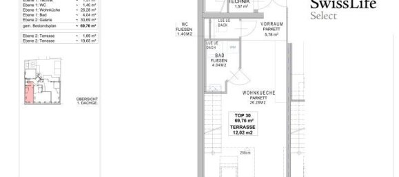 2غرفة شقة في Meidling, Austria رقم 262020 7