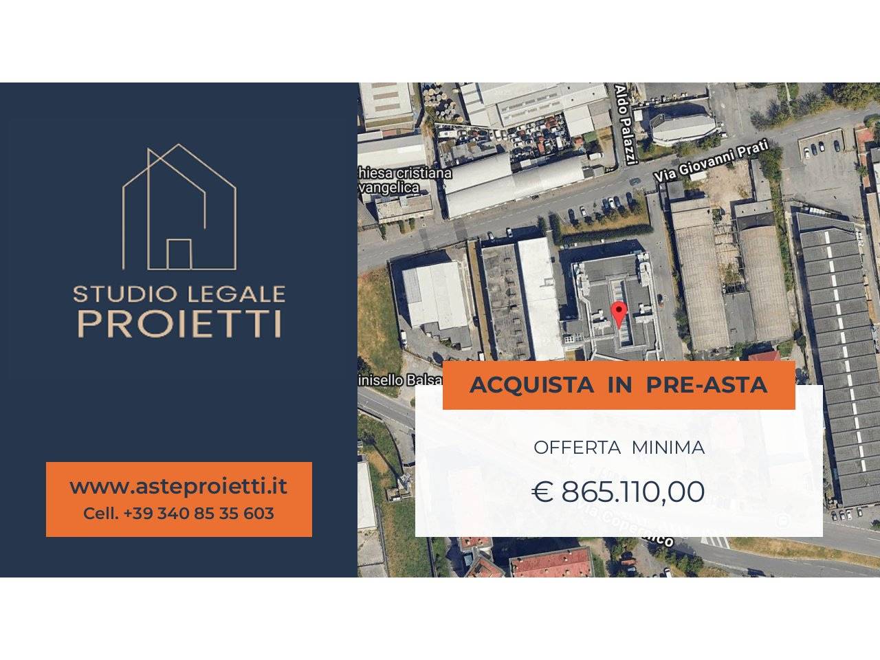 232595m² Warehouse in Cinisello Balsamo, Italy No. 302677