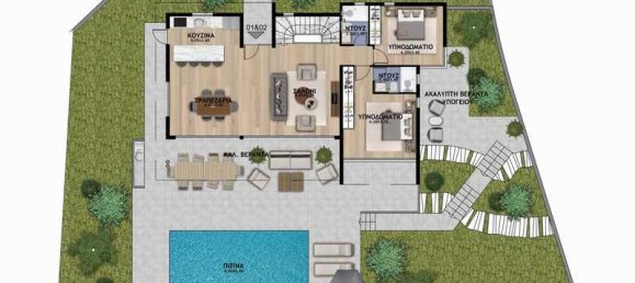 3 bedrooms Villa in Pegeia, Cyprus No. 16618 2