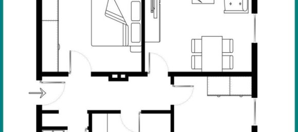 Квартира с 2 спальнями в Diepholz, Германия № 280625 7