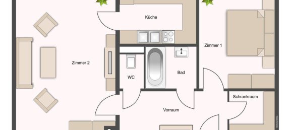 2-Zimmer Wohnung in Favoriten, Austria, Nr. 104279 6