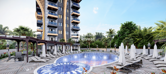 Квартира 1+1 в Аланья, Турция № 32205 2