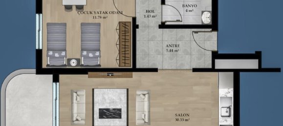 Apartment 2+1 in Mahmutlar, Turkey No. 2814 10