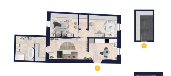 3 rooms Apartment in Assisi, Italy No. 102282 22