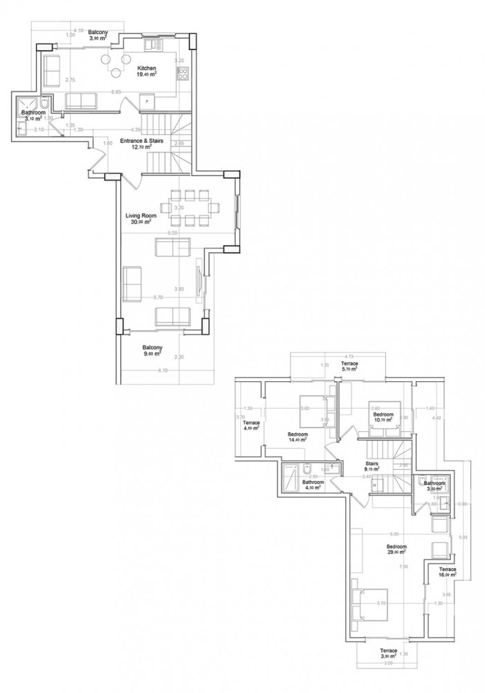 Penthouse 3+1 à Yekta Green Life Gazipasa Residence, Gazipasa, Turkey No. 39510 1
