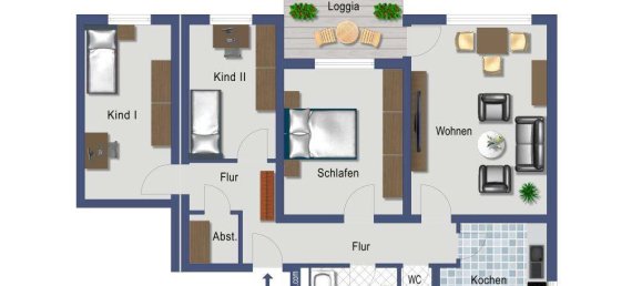 Apartamento de 3 dormitorios en Essen, Germany No. 77192 7