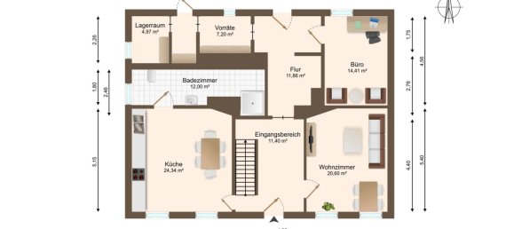 5 غرف نوم تاون هاوس في Borde, Germany رقم 144425 7