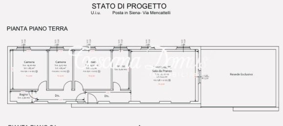 Apartamento de 5 habitaciónes en Siena, Italy No. 17680 10