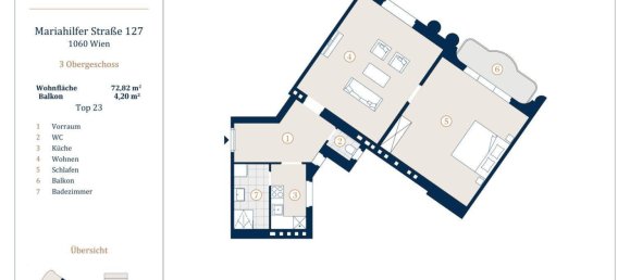 2 rooms Apartment in Mariahilf, Austria No. 133895 10