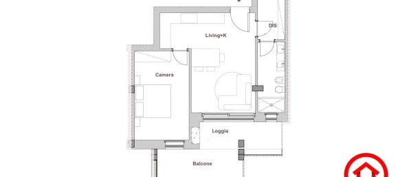 2-salle Appartement à Cesena, Italy No. 176529 2