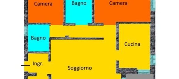 3-Zimmer Wohnung in Lissone, Italy, Nr. 334589 2