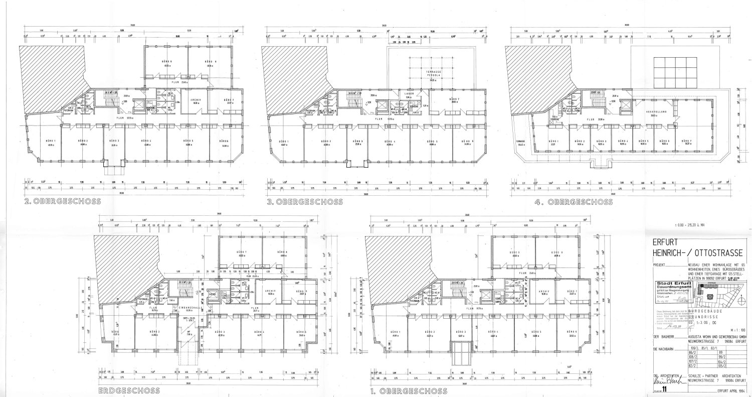 2132m² Building in Erfurt, Germany No. 24801